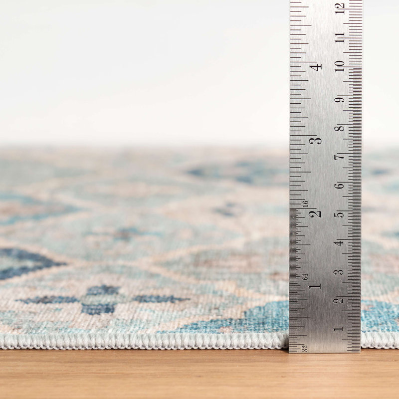 Dash and Albert Rugs Pali Blue Machine Washable Rug & Reviews Wayfair